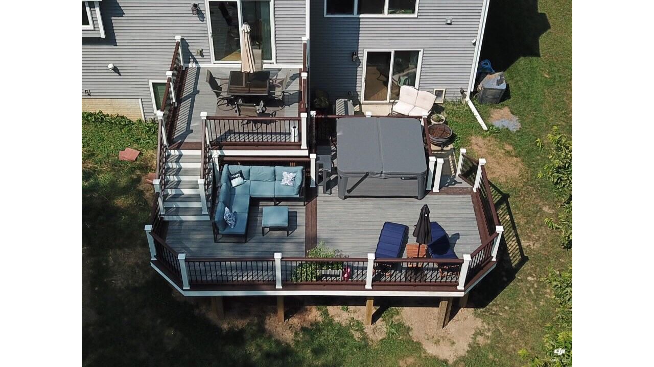 Trex deck in Westfield