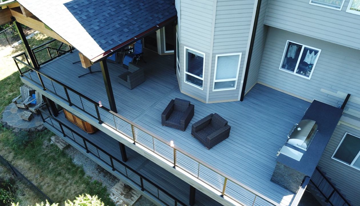 Trex wood plastic composite located in Vancouver, Wa