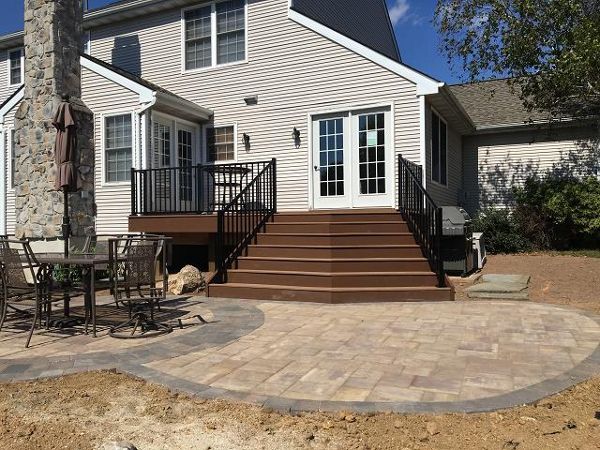 Trex Enhance Beach Dune with Saddle Stairs in Wyomissing pa