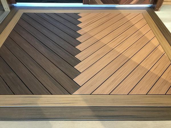Decking Sydney Showroom - colour range display