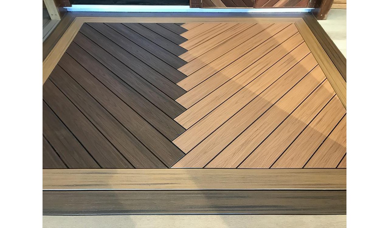 Decking Sydney Showroom - colour range display