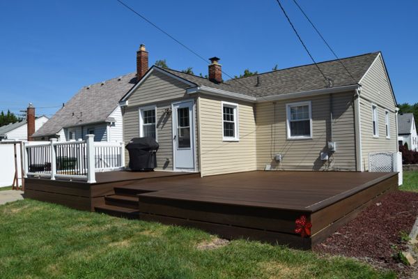 Spiced Rum Decking and Skirting