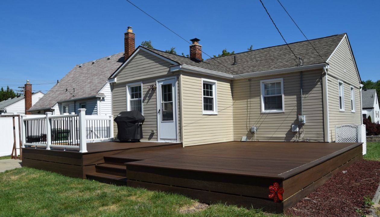 Spiced Rum Decking and Skirting