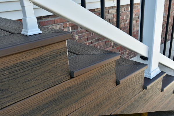 Custom Trex stairs