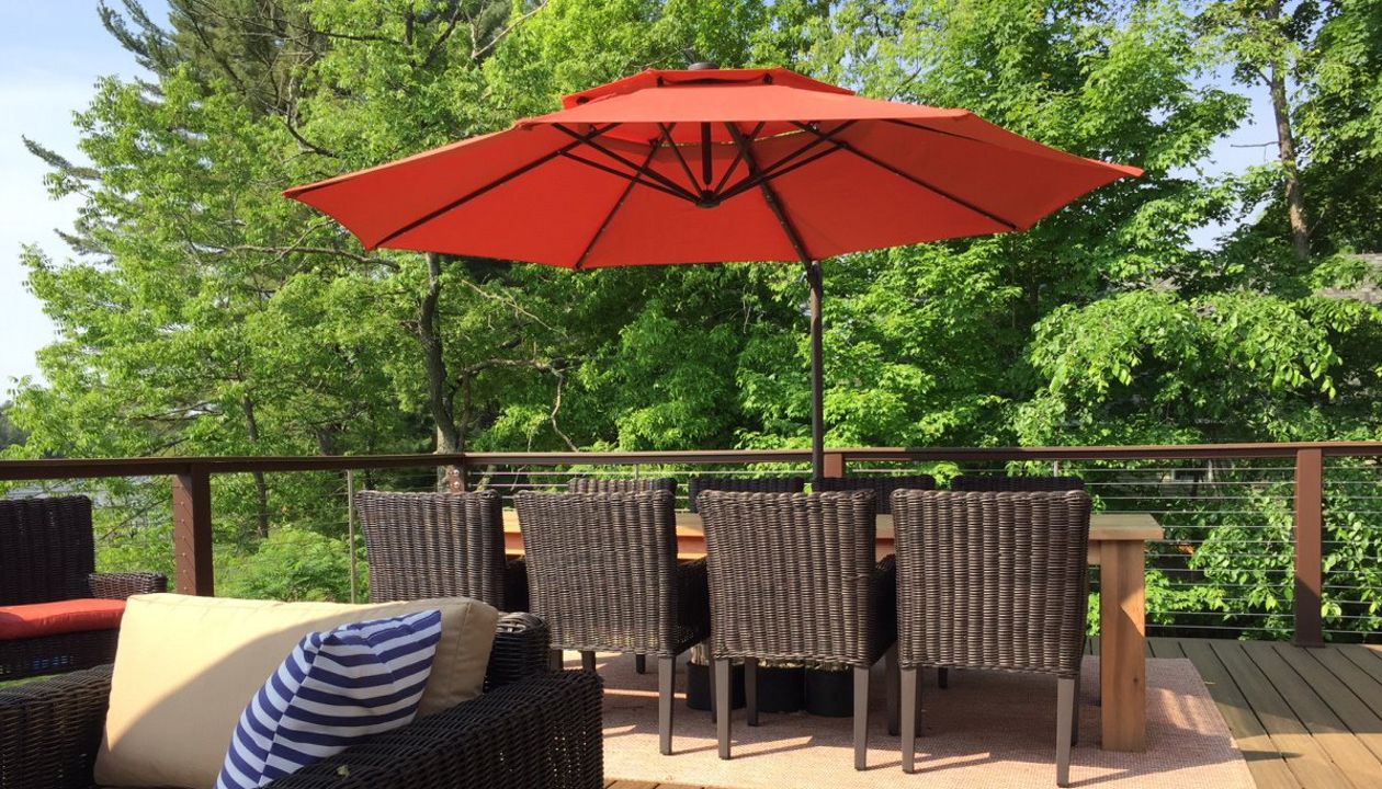 Trex Decking with Cable Railing system