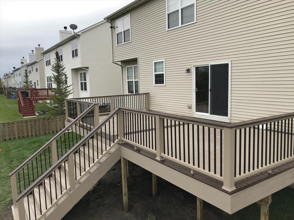 Trex Rope Swing with Vintage Lantern