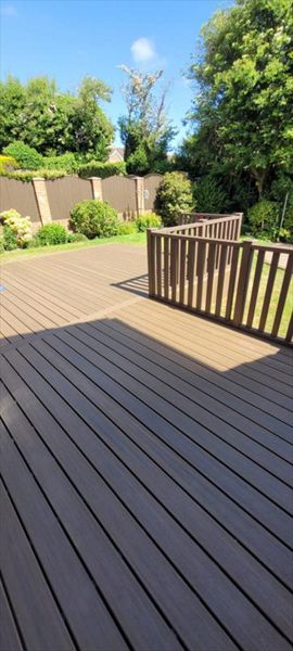 TREX ENHANCE NATURALS in Toasted Sand Decking completed in Leeds