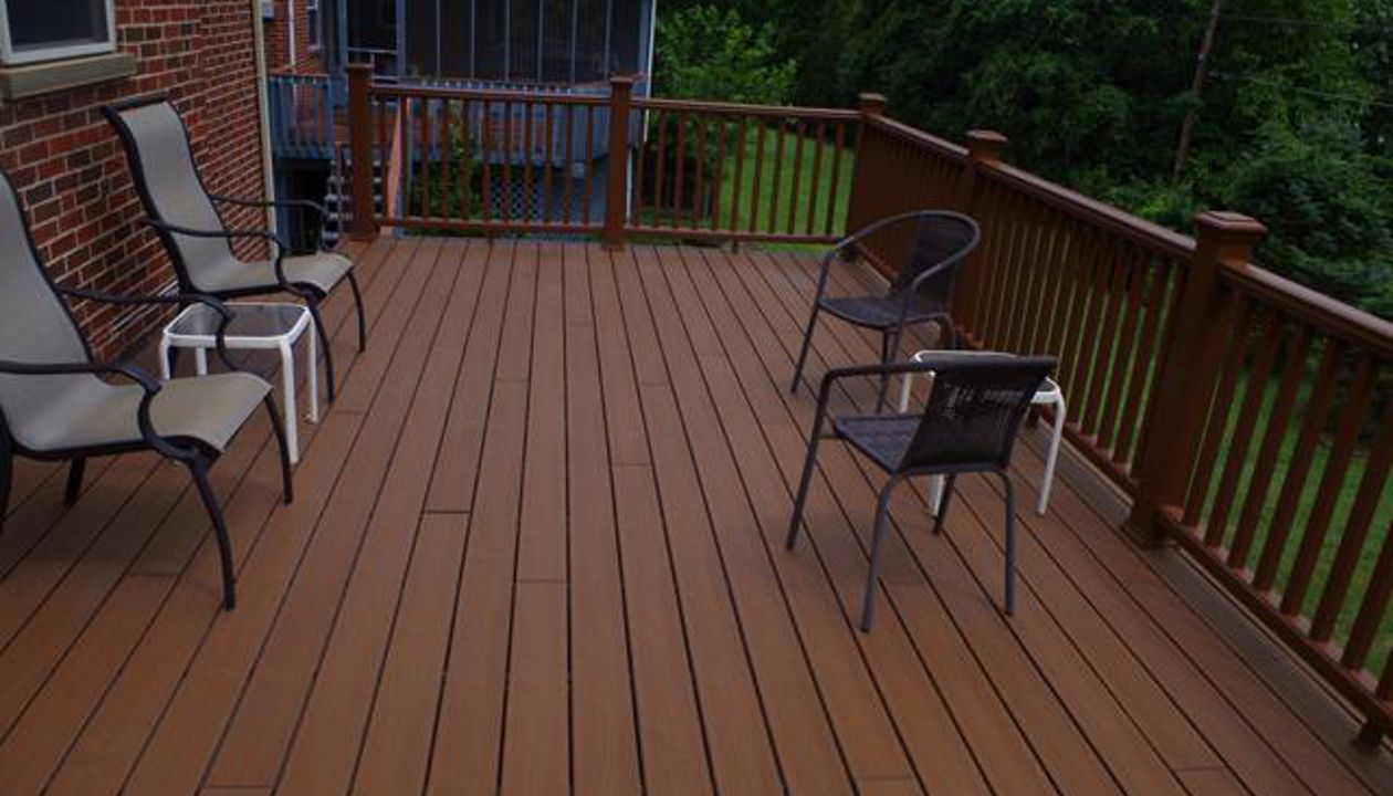Transcend decking with glass-filled nylon hidden fasteners