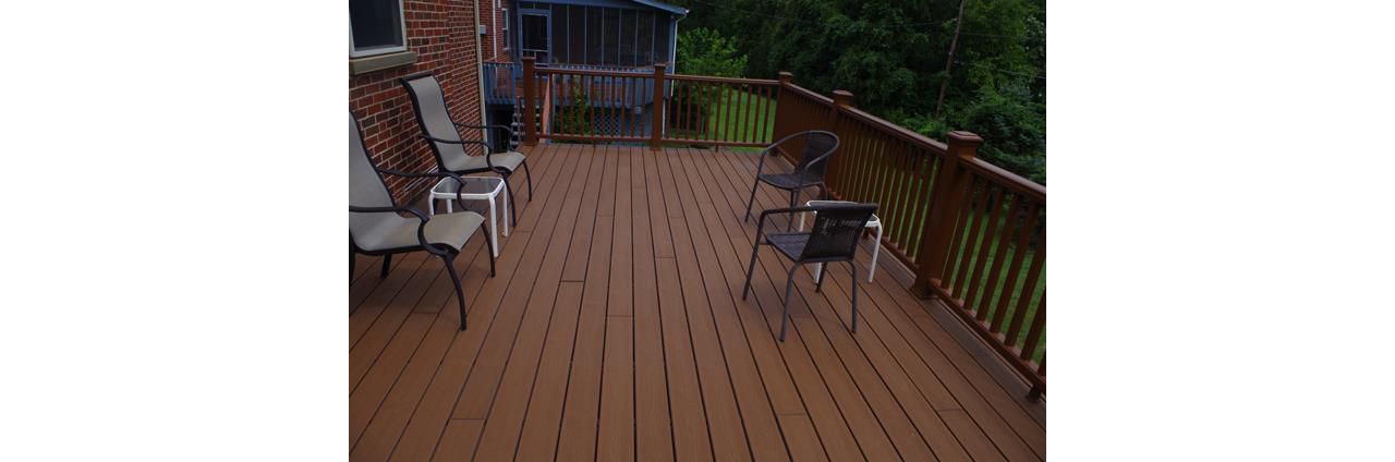 Transcend decking with glass-filled nylon hidden fasteners