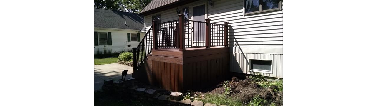 Trex Transcend deck and Reveal railing