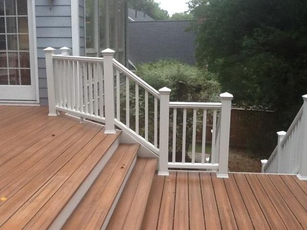 Adding Angles and stairs to the deck brings out character