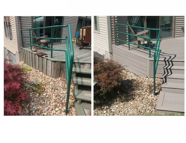 Trex Enhance Naturals Rocky Harbor deck project