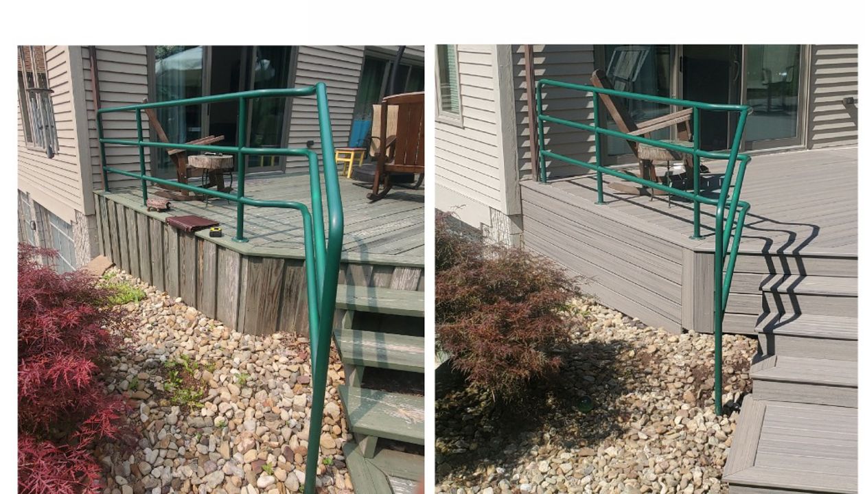 Trex Enhance Naturals Rocky Harbor deck project