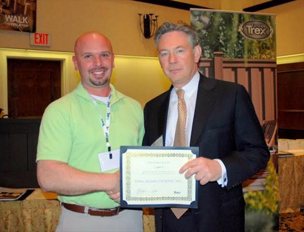 Owner Jay and Ron Kaplan CEO Trex Pro Elite Certificate