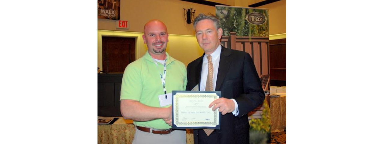 Owner Jay and Ron Kaplan CEO Trex Pro Elite Certificate