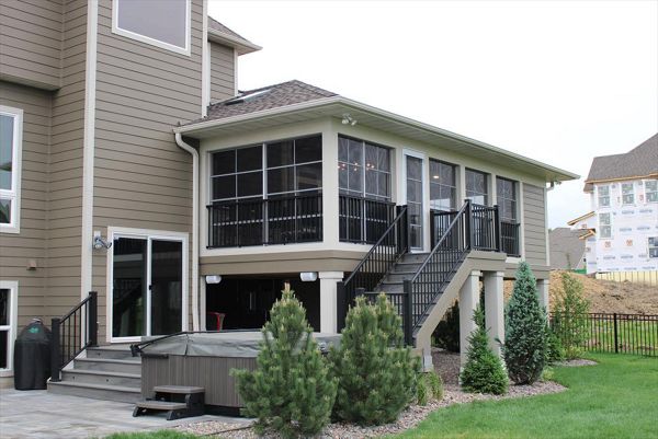 Trex decking in Island Mist - Plymouth