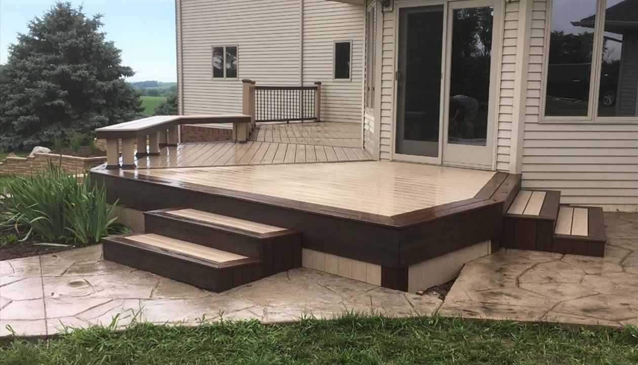 Rope Swing and Vintage Lantern Transcend decking