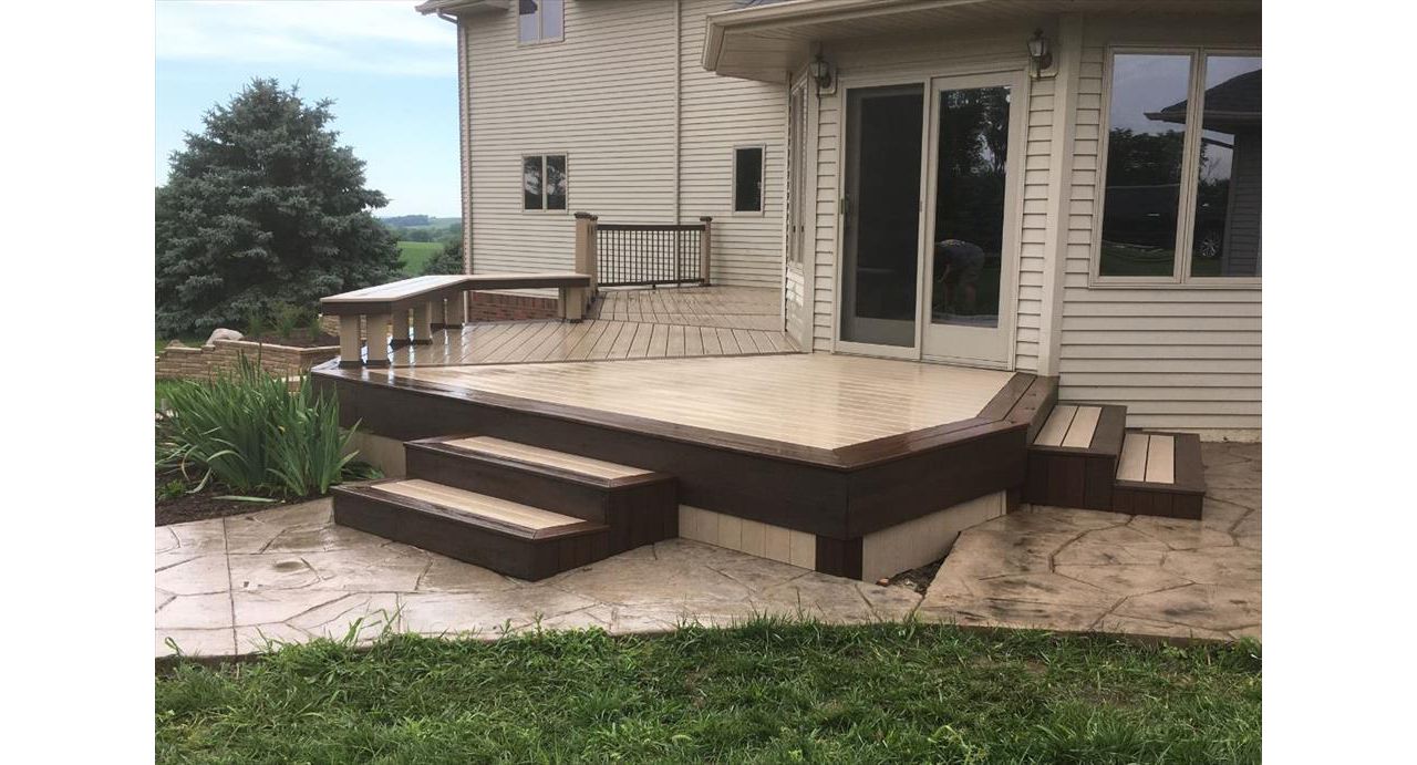 Rope Swing and Vintage Lantern Transcend decking