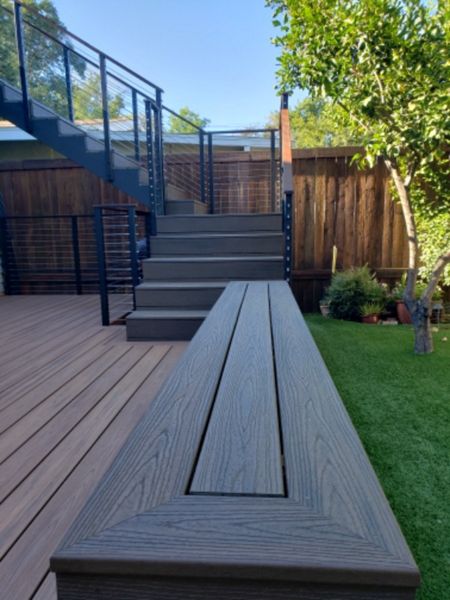 New Trex Deck & Cable Railing in Santa Clarita, CA