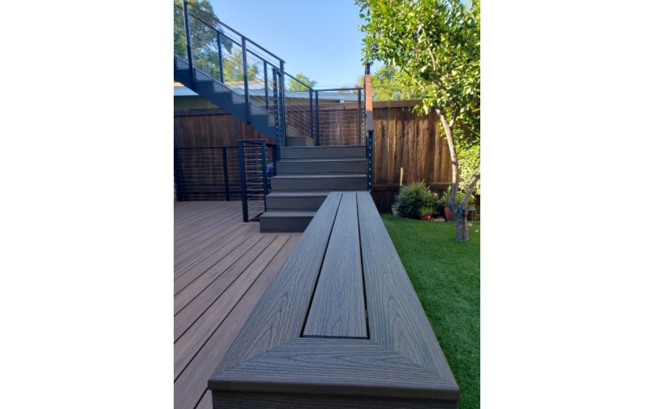 New Trex Deck & Cable Railing in Santa Clarita, CA