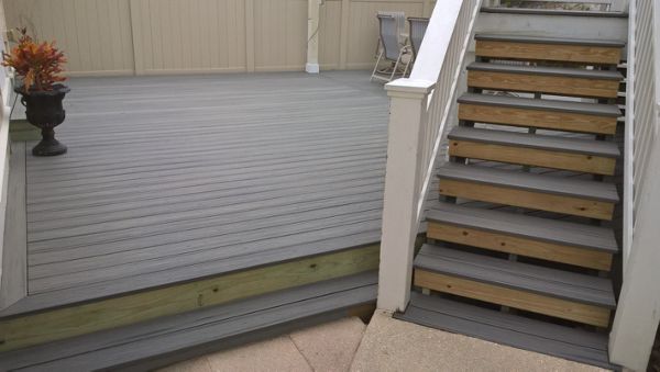 Another Trex Transcend Island Mist deck rebuild