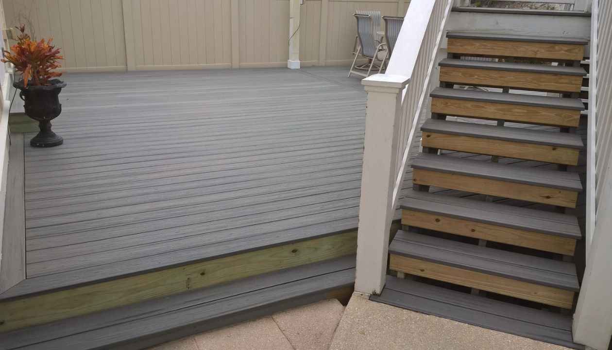 Another Trex Transcend Island Mist deck rebuild