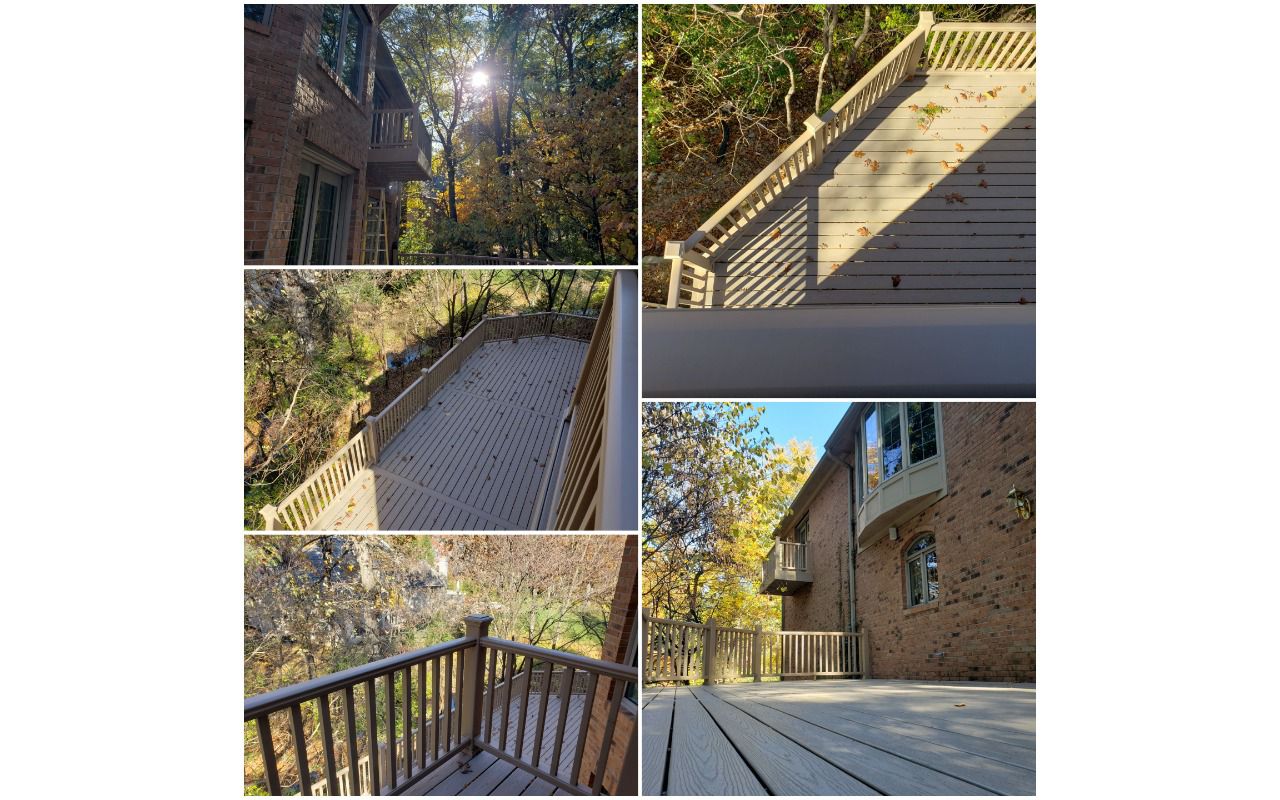Stoneledge Drive, Edwardsville, IL Trex Transend Decking & Railing in Rope Swing
