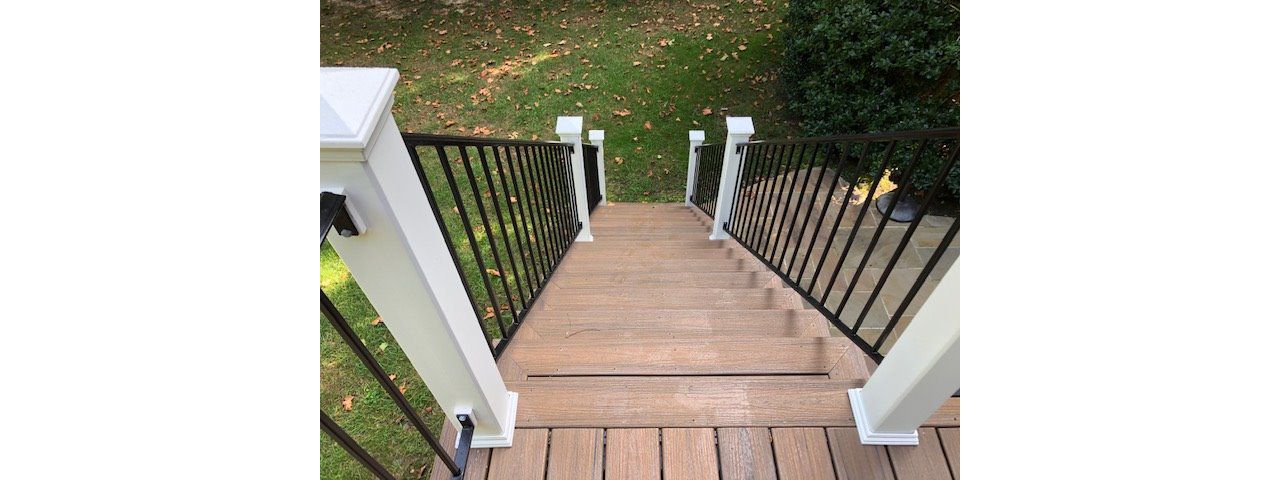 Trex Enhance Naturals Toasted Sand stairs are safe & slip resistant
