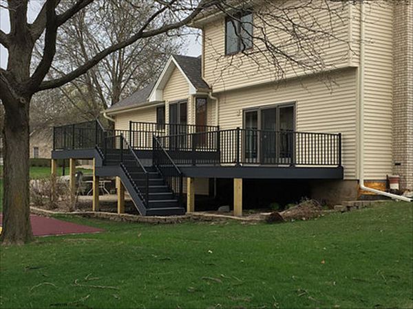 Trex Select Composite Deck and Aluminum Railing Brooklyn Park MN