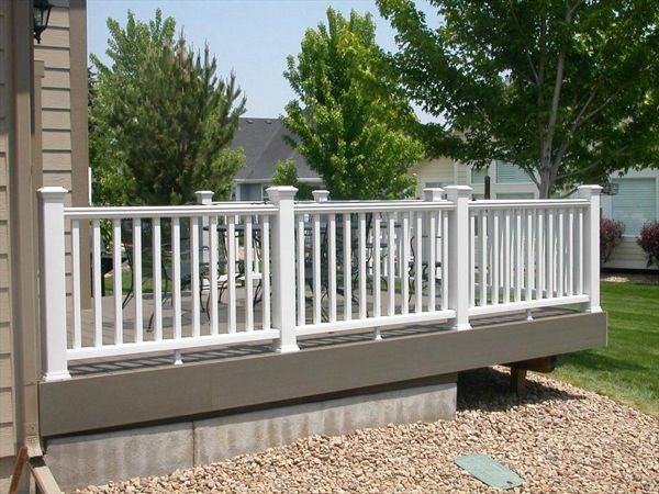 White Transcend railing