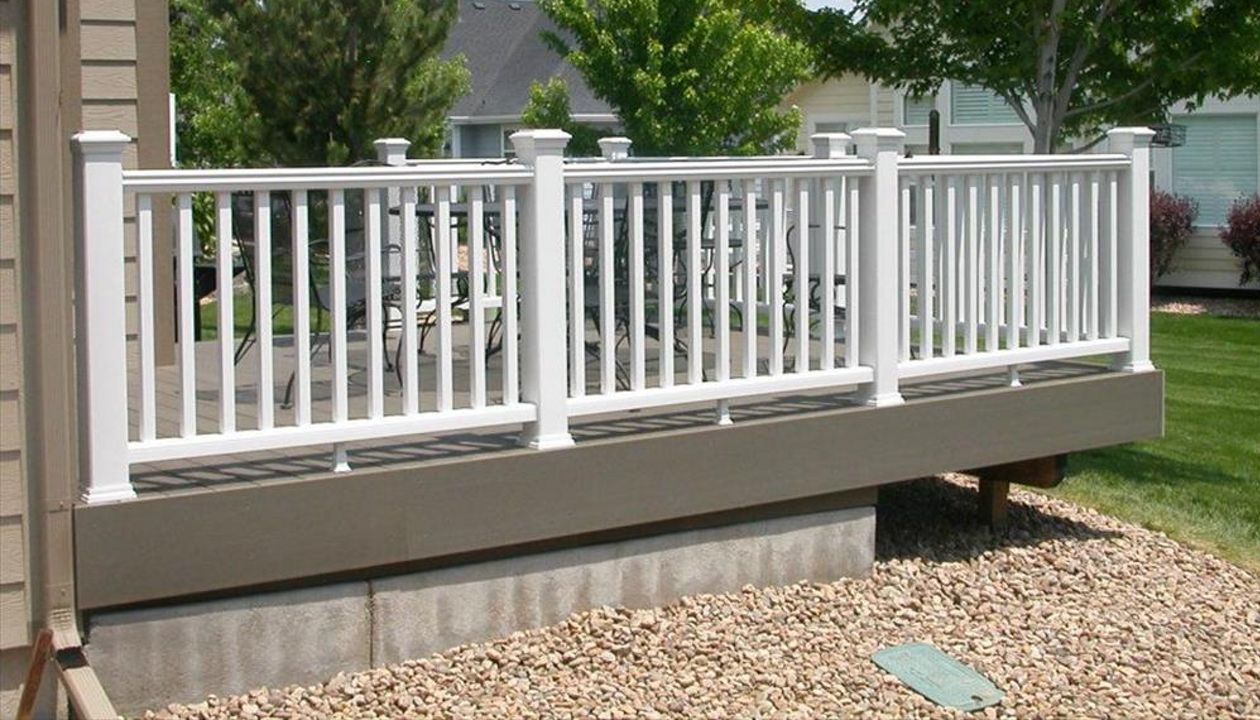 White Transcend railing