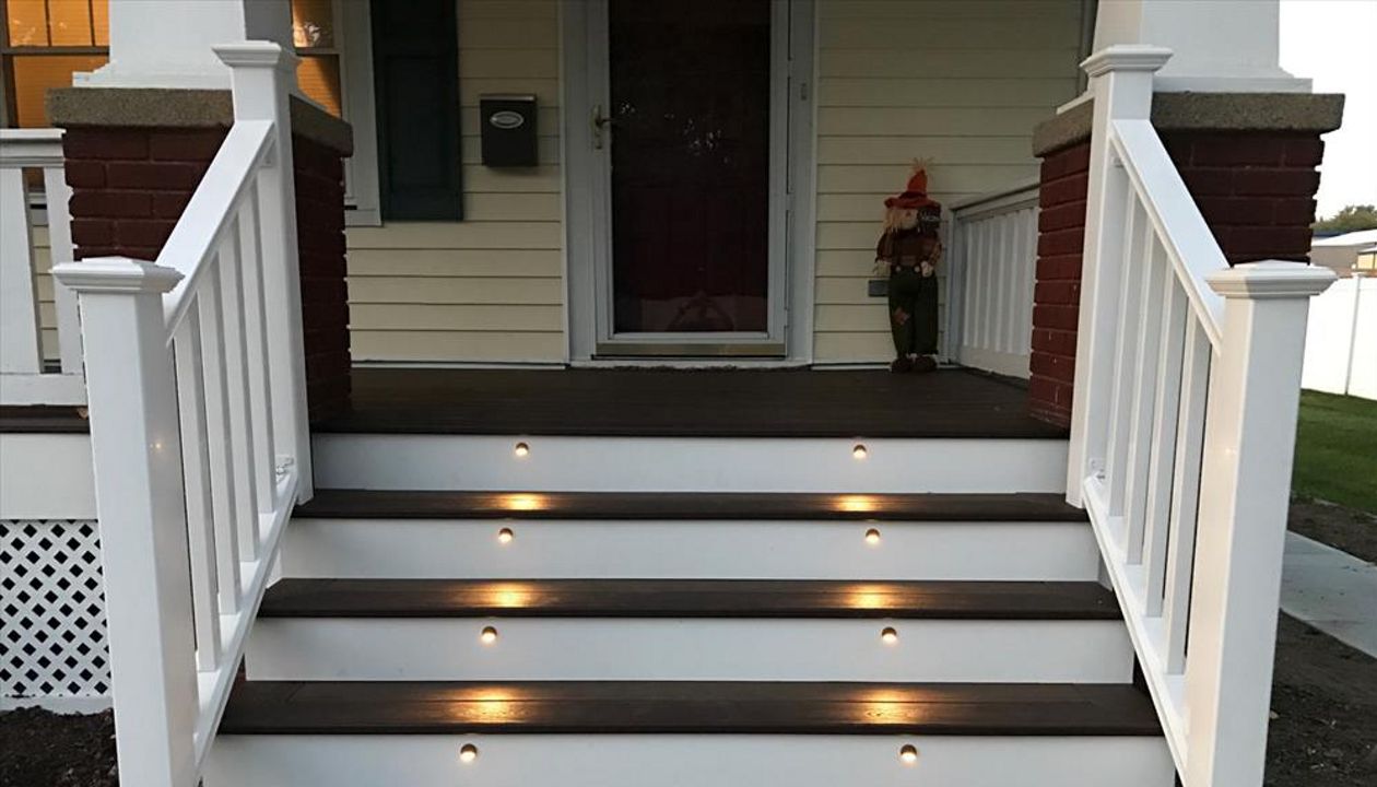 Custom Trex deck in Pequannock NJ