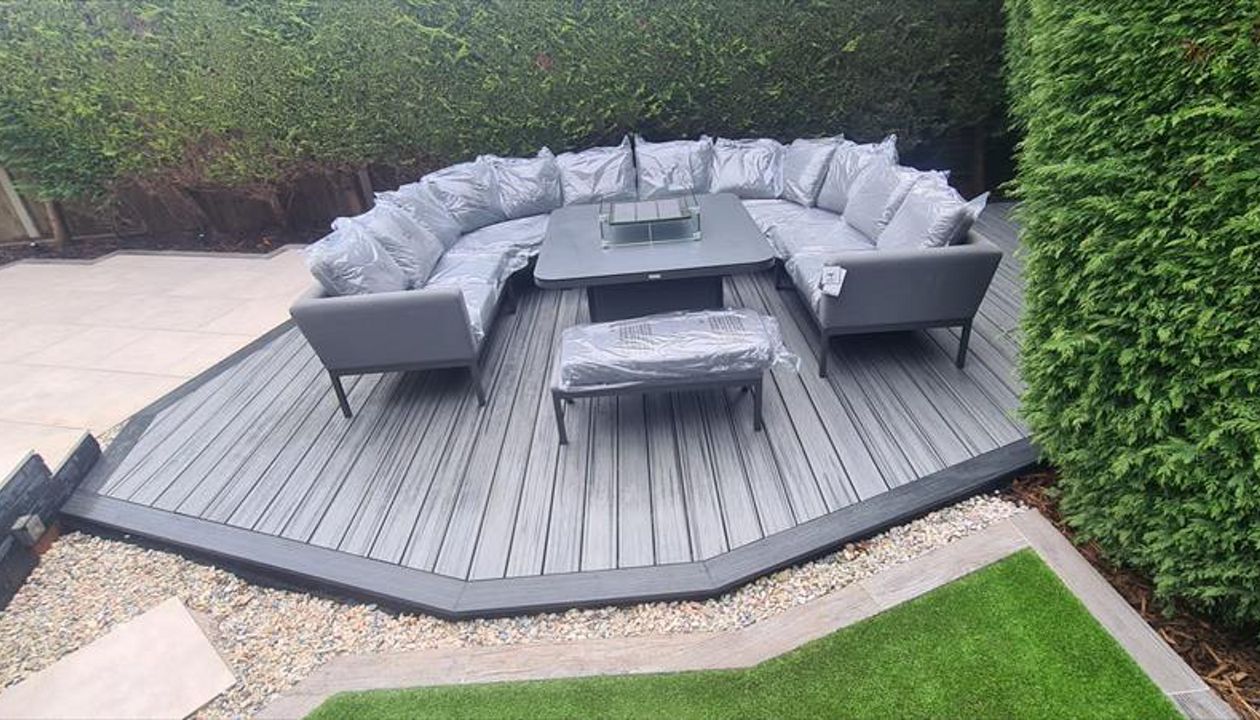 Trex Transcend Island Mist decking