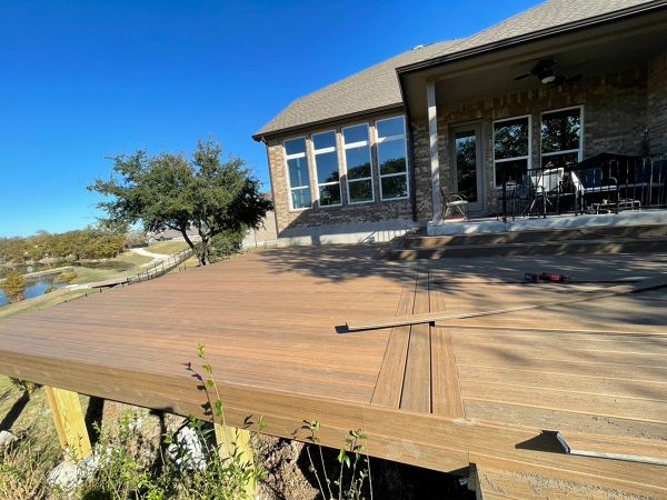 Trex Toasted Sand In Progress