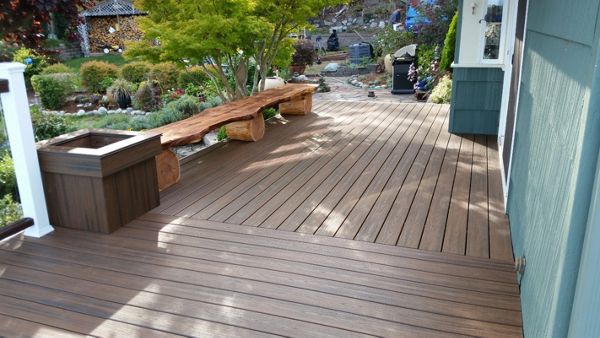 Spiced Rum. I did the bench and planter too.