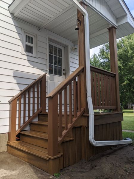 Custom porch re-deck.