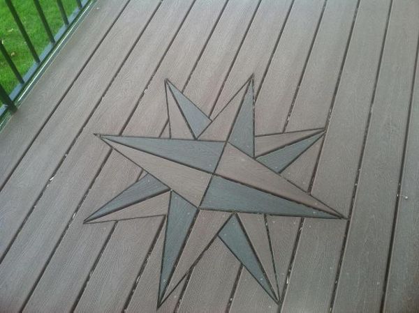Trex Transcends Decking Compass Inlay