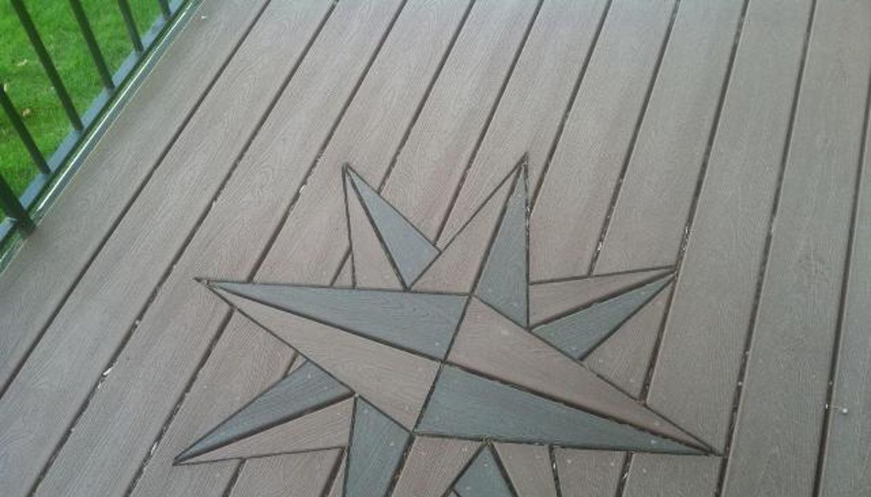 Trex Transcends Decking Compass Inlay