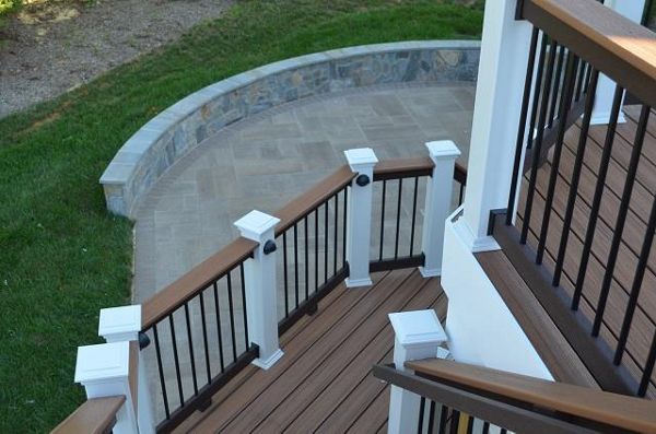 Trex Tiki Torch Decking