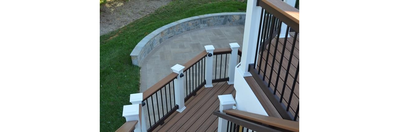 Trex Tiki Torch Decking