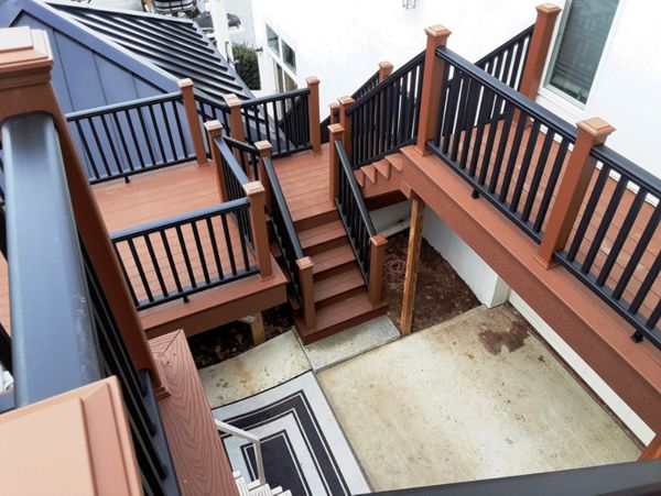 Trex Select Saddle and Transcend Railing