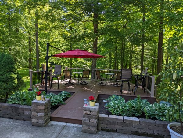 Trex Transcend Rope swing railing