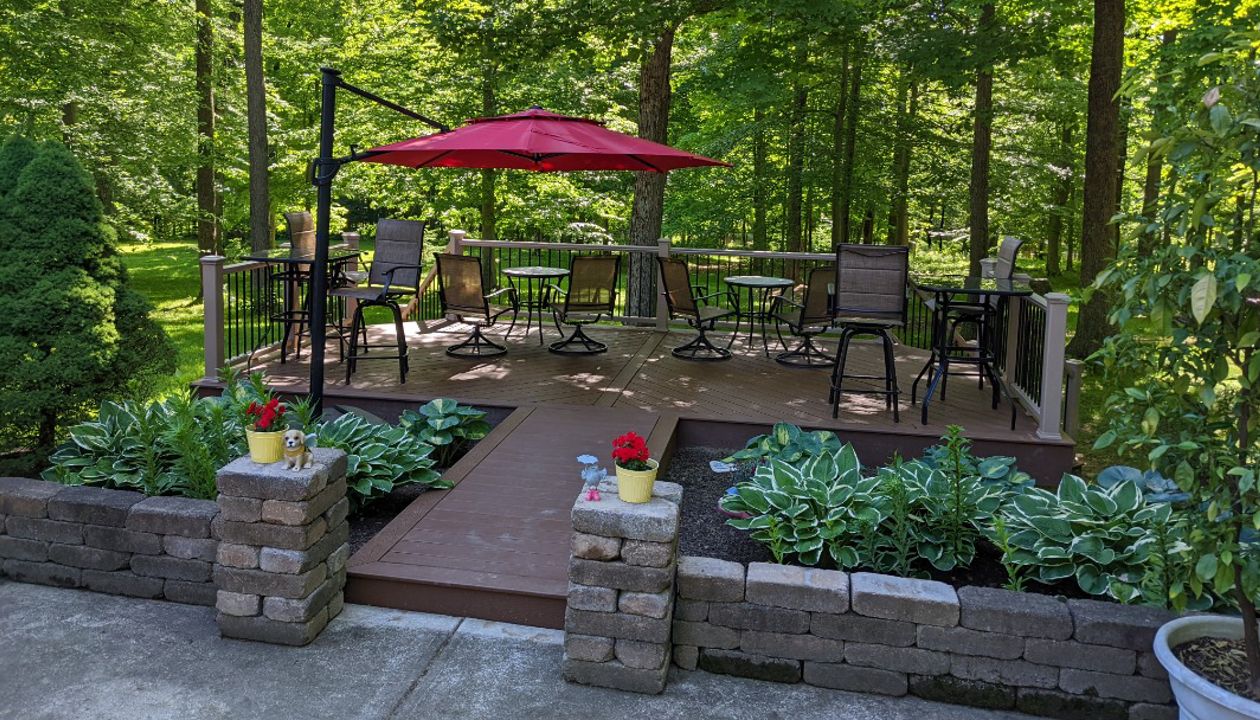 Trex Transcend Rope swing railing