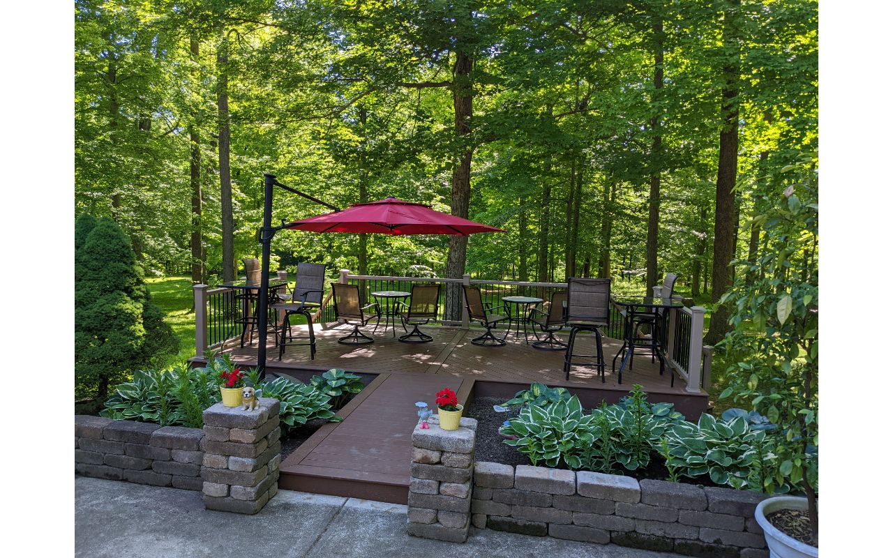 Trex Transcend Rope swing railing