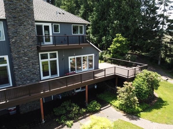 Trex composite decking in the great Northwest!