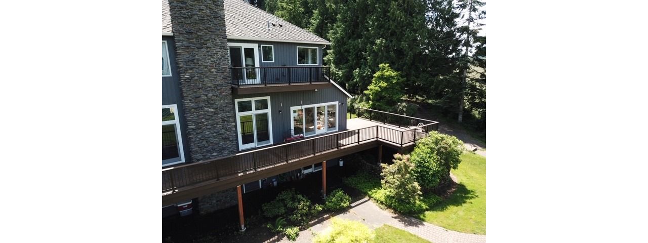 Trex composite decking in the great Northwest!