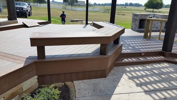 Trex composite deck, Texas