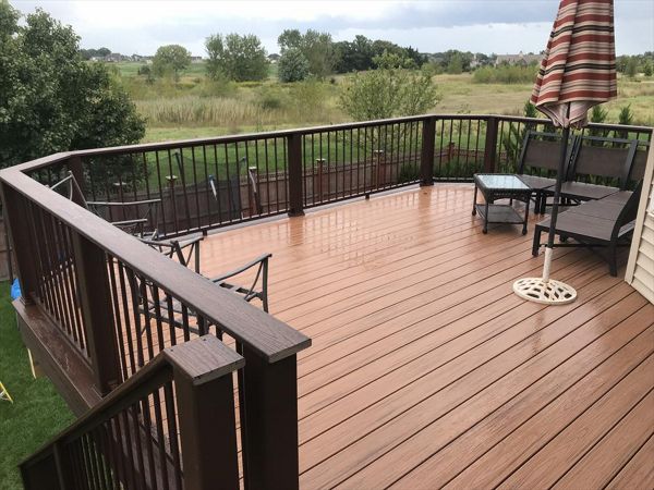 Trex Tiki Torch and Lava Rock cocktail Rails