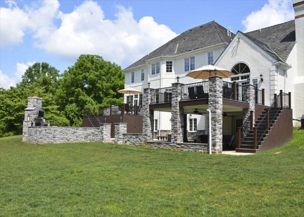 Outdoor living space with Transcend Island Mist / Vintage Lantern Deck - West Chester, PA