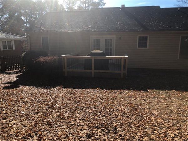 Trex Enhance Naturals Rocky Harbor deck in Durham, NC